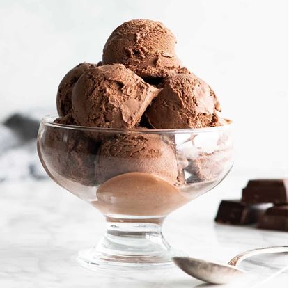 Picture of A/C No sugar added chocolate ice cream