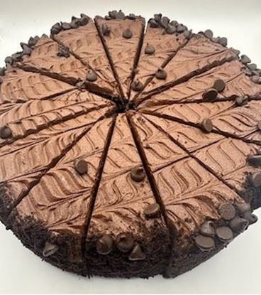 Picture of Chocolate chocolate chip cake 14ct